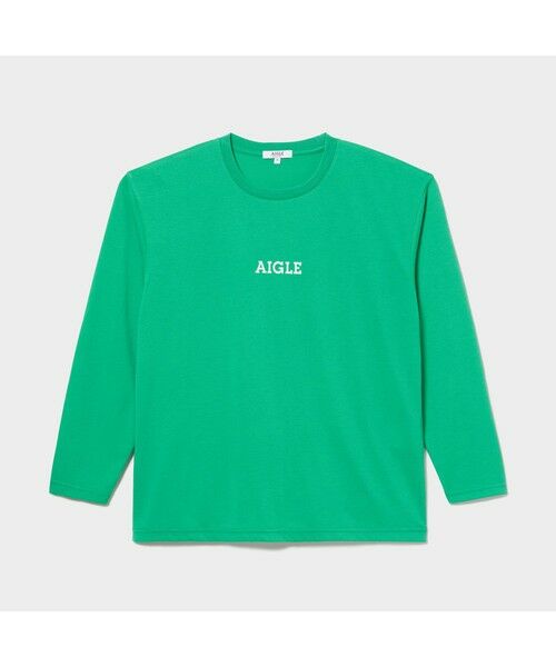 AIGLE / エーグル Tシャツ | 吸水速乾 ミニロゴ 長袖Ｔシャツ | 詳細14