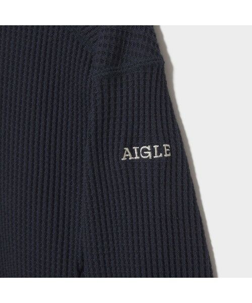 AIGLE / エーグル Tシャツ | 吸水速乾 ワッフルドロップショルダー 長袖Ｔシャツ | 詳細6