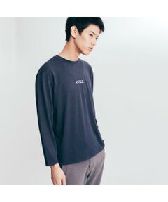 吸水速乾 ミニロゴ 長袖Ｔシャツ