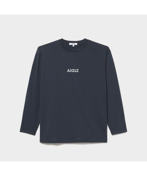 AIGLE / エーグル Tシャツ | 吸水速乾 ミニロゴ 長袖Ｔシャツ | 詳細5
