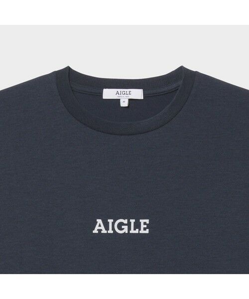 AIGLE / エーグル Tシャツ | 吸水速乾 ミニロゴ 長袖Ｔシャツ | 詳細6