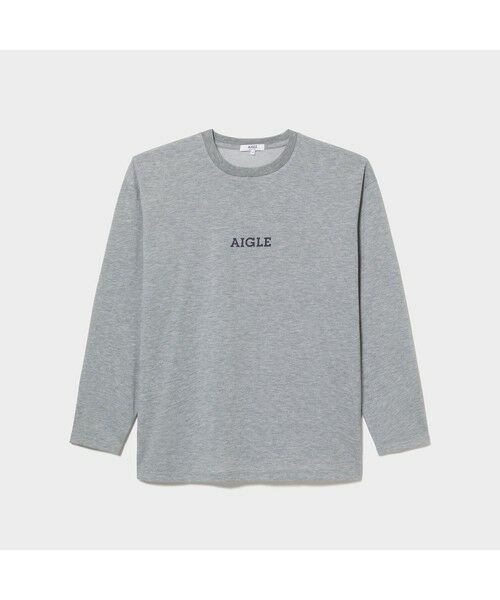 AIGLE / エーグル Tシャツ | 吸水速乾 ミニロゴ 長袖Ｔシャツ | 詳細12