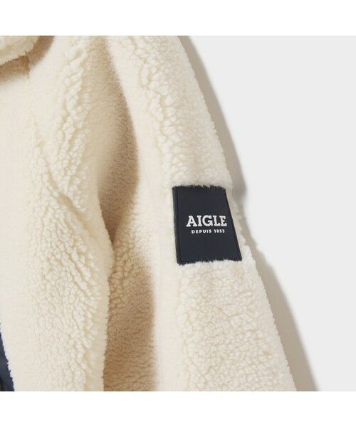 AIGLE / エーグル ブルゾン | ボアフリース カーディガン | 詳細5