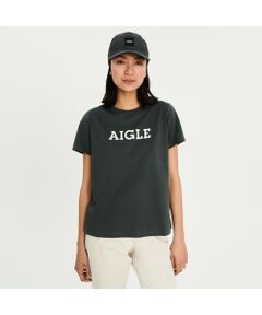 吸水速乾 AIGLE ロゴ半袖Tシャツ