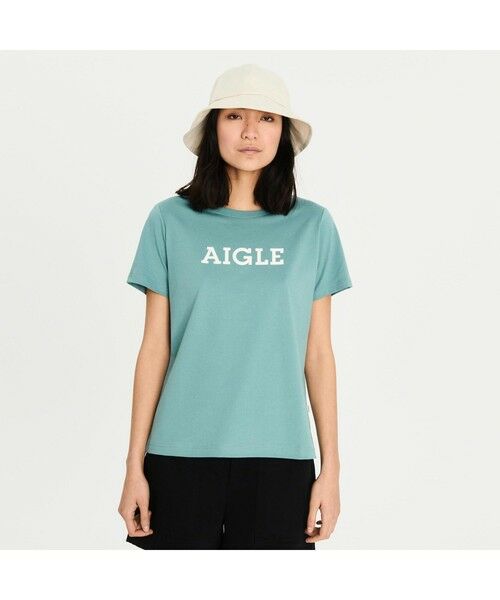 セール】 吸水速乾 AIGLE ロゴ半袖Tシャツ （Tシャツ）｜AIGLE / エーグル ファッション通販 タカシマヤファッションスクエア