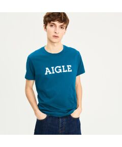 吸水速乾 グラフィック 半袖Tシャツ（AIGLE）