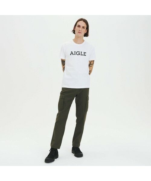 AIGLE / エーグル Tシャツ | 吸水速乾 グラフィック 半袖Tシャツ（AIGLE） | 詳細1