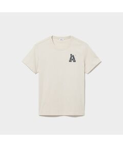 吸水速乾 グラフィック 半袖Tシャツ（BIG A)