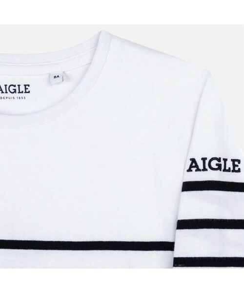 AIGLE / エーグル Tシャツ | パネル バスクストライプ 長袖Tシャツ | 詳細2