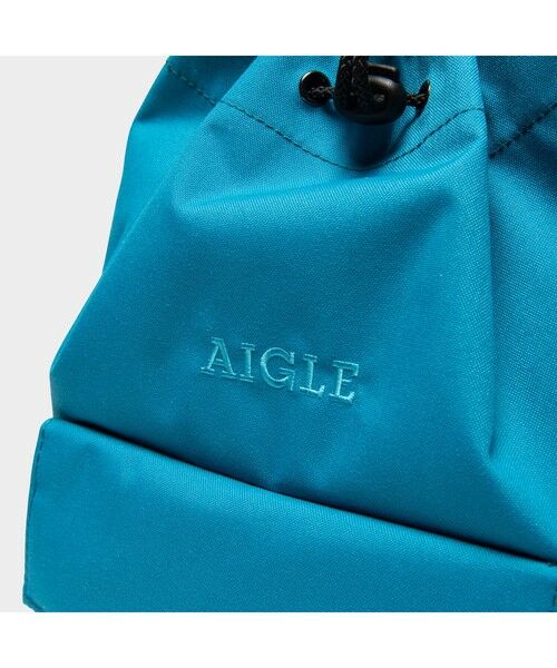 AIGLE / エーグル ショルダーバッグ | リサイクルナイロン コンパクト ショルダーブック巾着 | 詳細4