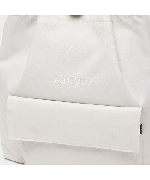 AIGLE / エーグル ショルダーバッグ | リサイクルナイロン コンパクト ショルダーブック巾着 | 詳細13