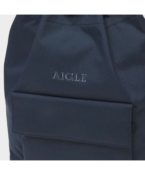 AIGLE / エーグル ショルダーバッグ | リサイクルナイロン コンパクト ショルダーブック巾着 | 詳細18