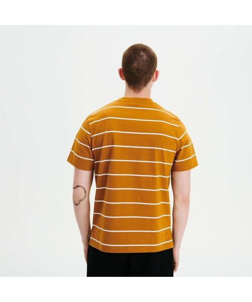 AIGLE / エーグル Tシャツ | リネンコット ストライプンポケット 半袖Tシャツ | 詳細4