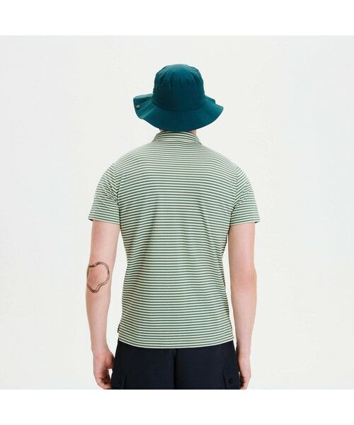AIGLE / エーグル ポロシャツ | 吸水速乾 ストライプ 半袖ポロシャツ | 詳細4