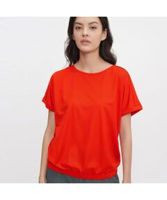 AIGLE / エーグル Tシャツ | 吸水速乾 ヘムブラウジング フレンチスリーブTシャツ