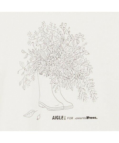 AIGLE / エーグル Tシャツ | 【AIGLE for more trees】 チャリティ グラフィック 長袖Ｔシャツ #3 | 詳細10