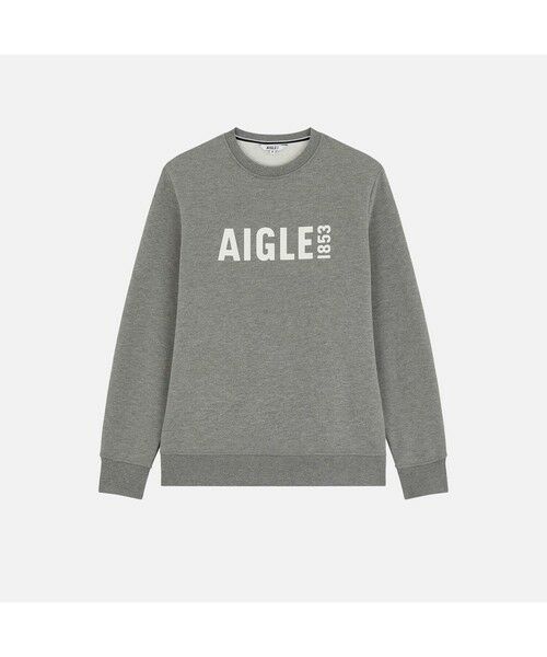 AIGLE / エーグル スウェット | ロゴプリントクルーネックスウェットシャツ | 詳細5