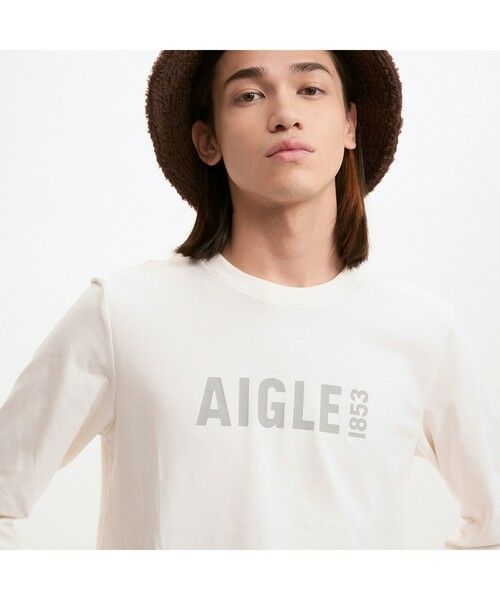 AIGLE / エーグル Tシャツ | ロングスリーブロゴプリントTシャツ | 詳細5