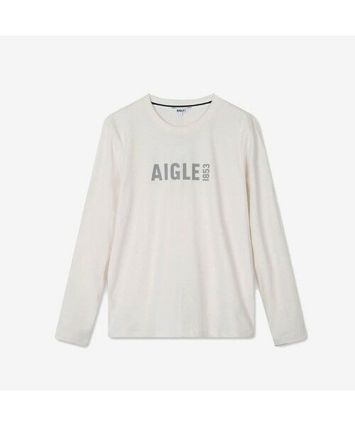 AIGLE / エーグル Tシャツ | ロングスリーブロゴプリントTシャツ | 詳細6