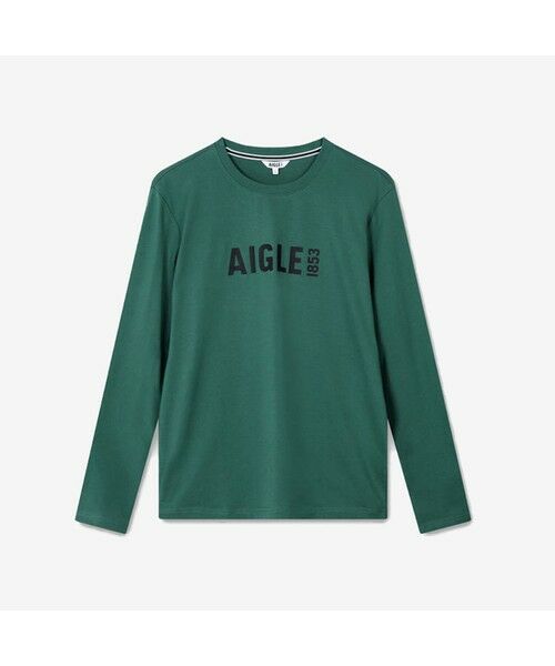 AIGLE / エーグル Tシャツ | ロングスリーブロゴプリントTシャツ | 詳細9