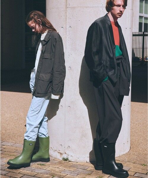 AIGLE / エーグル レインシューズ | チャンキーヒール ミッドレインラバーブーツ | 詳細1