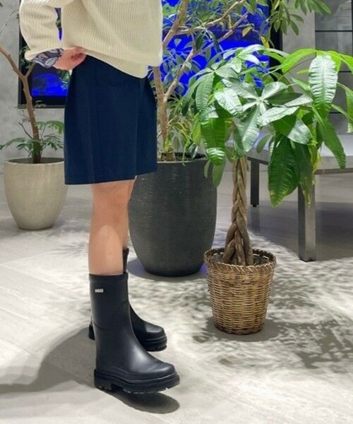 AIGLE / エーグル レインシューズ | チャンキーヒール ミッドレインラバーブーツ | 詳細5