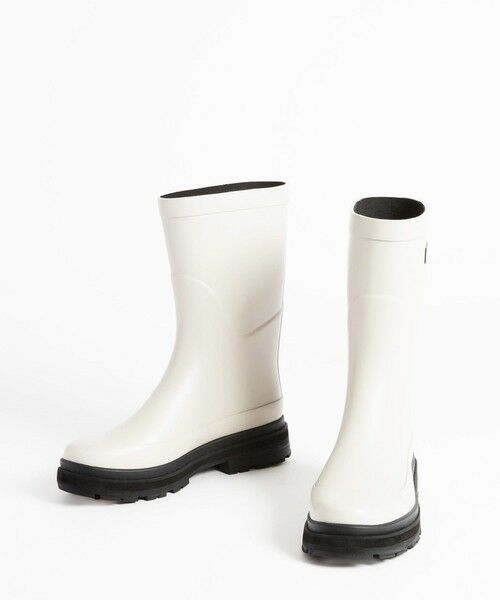 AIGLE/エーグル チャンキーヒール ミッドレインラバーブーツ オフホワイト 38(24.0cm) AIGLE/エーグル チャンキーヒール ミッドレインラバーブーツ オフホワイト 38(24.0cm)