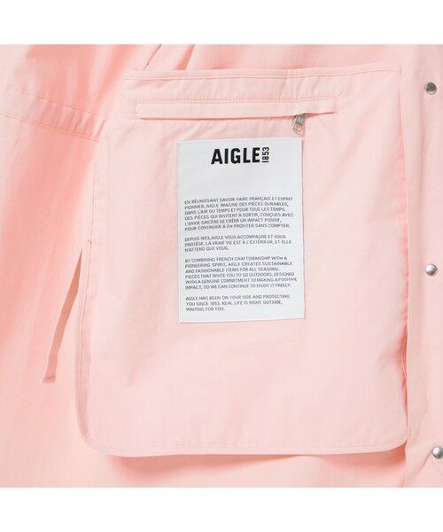 AIGLE / エーグル ダッフルコート | UVカットフーデッドロングジャケット | 詳細14