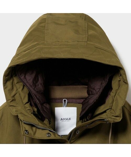 ダウンジャケット【新品】AIGLE カーキ ダウン ゴアテックス ...