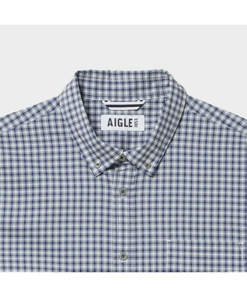 AIGLE / エーグル シャツ・ブラウス | ショートスリーブギンガムチェックシャツ | 詳細6