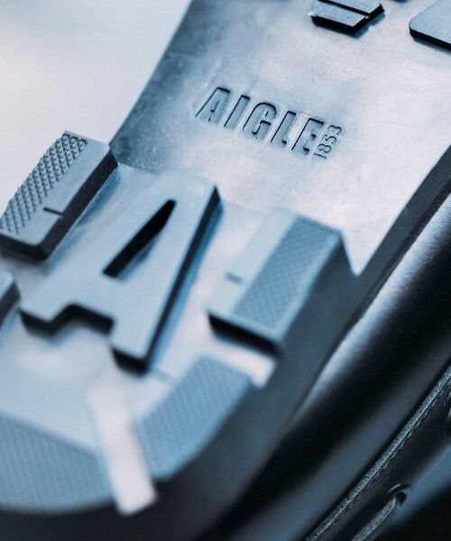 AIGLE / エーグル フラットシューズ | 【EC限定】フルグレインレザー トランスミッション レザーデッキシューズ | 詳細1