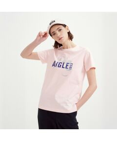 AIGLE / エーグル Tシャツ | オーガニックコットン 吸水速乾 ショートスリーブグラフィックロゴTシャツ