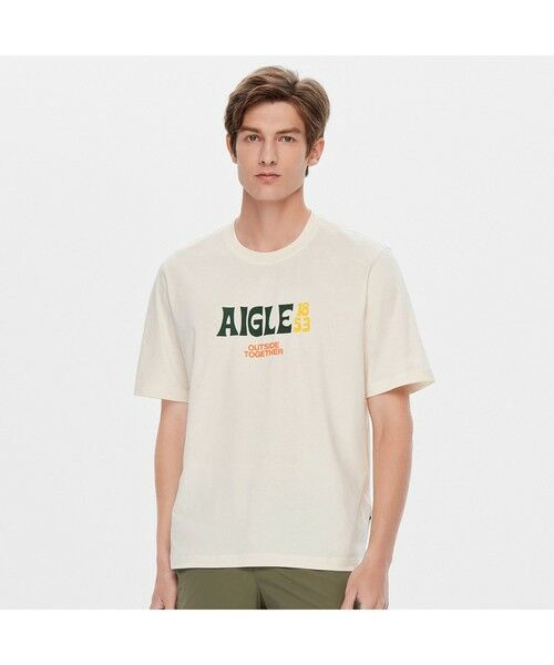 AIGLE / エーグル Tシャツ | ショートスリーブグラフィックロゴTシャツ | 詳細6