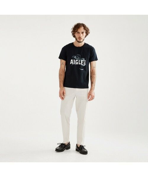 AIGLE / エーグル Tシャツ | ショートスリーブグラフィックロゴTシャツ | 詳細2