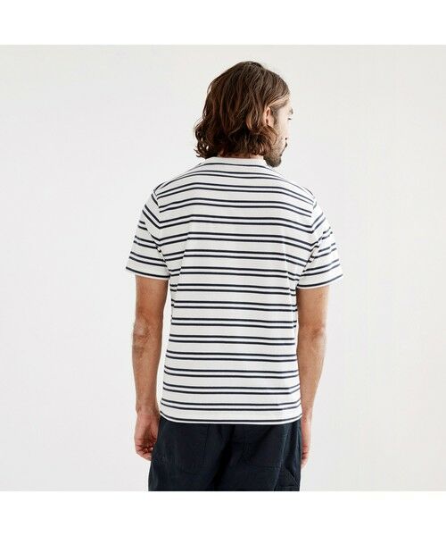 AIGLE / エーグル Tシャツ | 吸水速乾 クルーネックストライプTシャツ | 詳細9