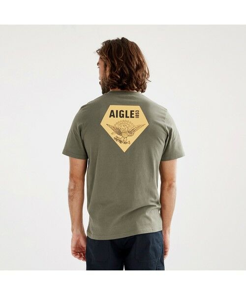 AIGLE / エーグル Tシャツ | ロゴクルーネックTシャツ | 詳細11