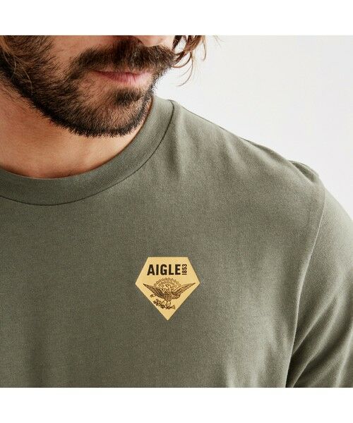 AIGLE / エーグル Tシャツ | ロゴクルーネックTシャツ | 詳細12