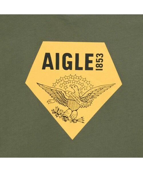 AIGLE / エーグル Tシャツ | ロゴクルーネックTシャツ | 詳細8