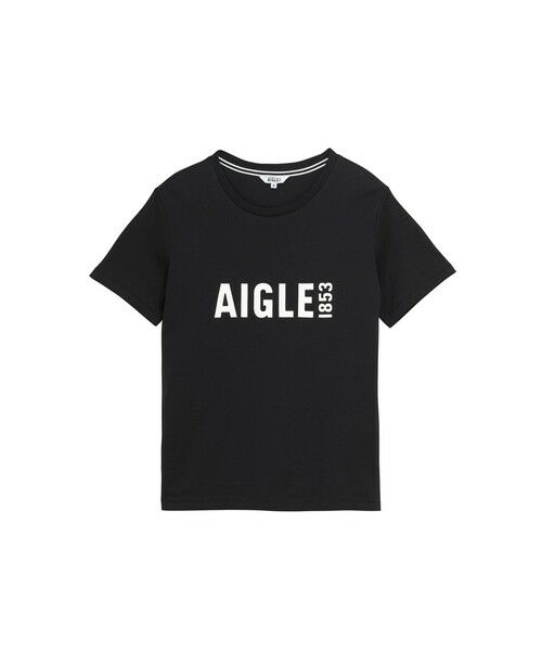 AIGLE / エーグル Tシャツ | ロゴプリントストレッチTシャツ | 詳細1