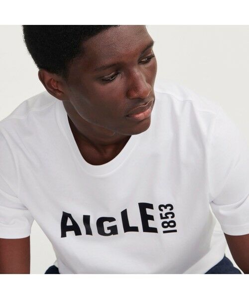 AIGLE / エーグル Tシャツ | ロゴプリントストレッチTシャツ | 詳細11