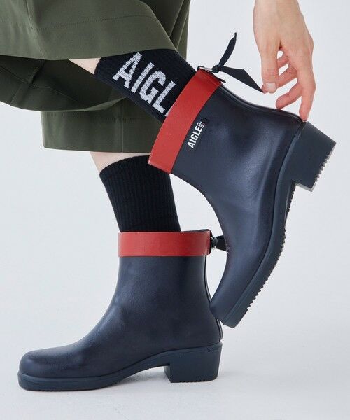 AIGLE / エーグル レインシューズ | 防水 撥水 ミリカ ボッティロン ヒール付き ラバーブーツ | 詳細14