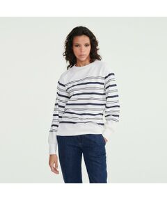 AIGLE / エーグル Tシャツ | 吸水速乾 ロングスリーブストライプTシャツ