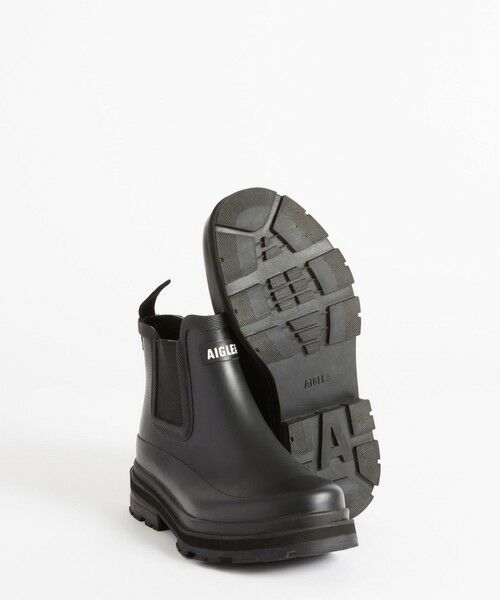 AIGLE 厚底 防水 ソフトレイン M2 ラバーブーツ チェルシーブーツ AIGLE｜厚底 防水 ソフトレイン M2 ラバーブーツ / チェルシー