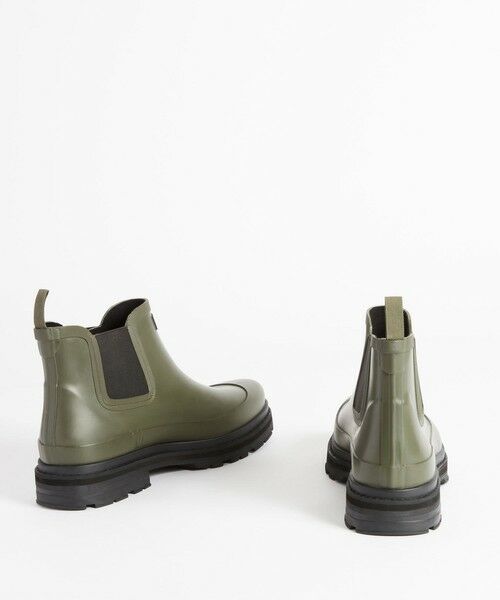 AIGLEレインブーツ AIGLE】ミッドレインラバーブーツ ブラック・グリーン | 海外製