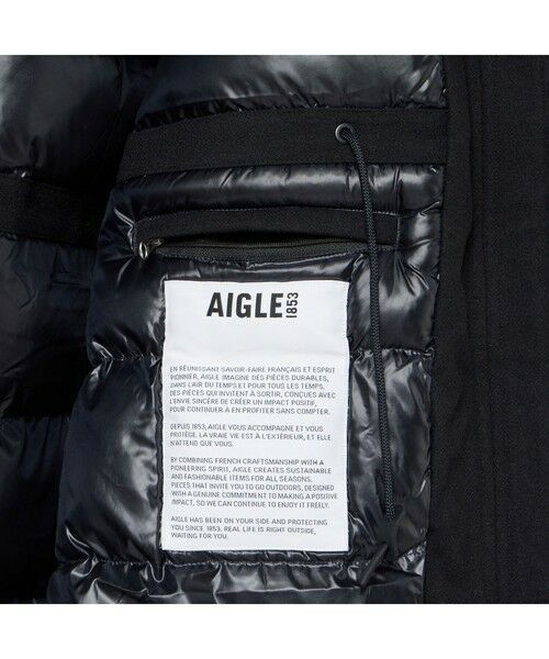 AIGLE / エーグル その他アウター | ロングウールインサレーションフーデッドジャケット | 詳細20