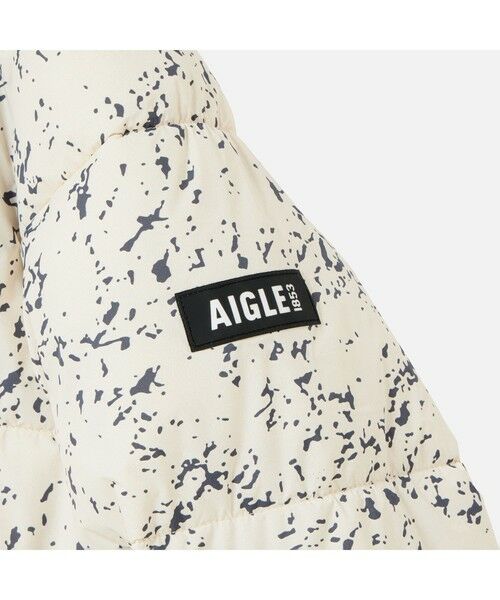AIGLE / エーグル ダウンジャケット・ベスト | 撥水 インサレーションフーデッドジャケットオールオーバープリント | 詳細9