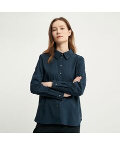 AIGLE / エーグル シャツ・ブラウス | 吸水速乾 プリント レギュラーカラーロングスリーブ 長袖シャツ