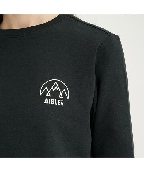 AIGLE / エーグル Tシャツ | UVカット ロングスリーブロゴTシャツ | 詳細1