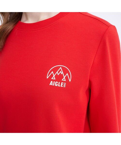 AIGLE / エーグル Tシャツ | UVカット ロングスリーブロゴTシャツ | 詳細6