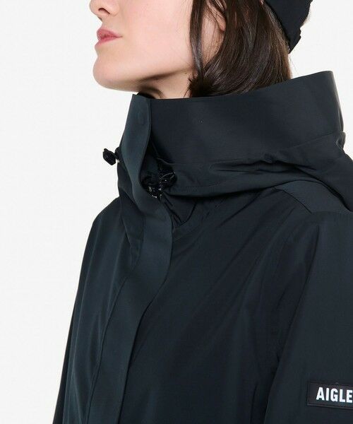 PAUL&JOE AIGLE フードジャケット　レインジャケット メンズ 防水 フーデッドジャケットロング ZBHAA63 - AIGLE